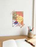 Coo's Coffee Break -Premium Luster Art Print