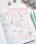 Cookie in Spring Sticker Sheet
